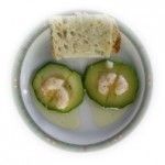 Tapa Calabacin con gambas de La Terraza - Sada