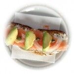 Papa Tosta de salmón de La Terraza - Sada